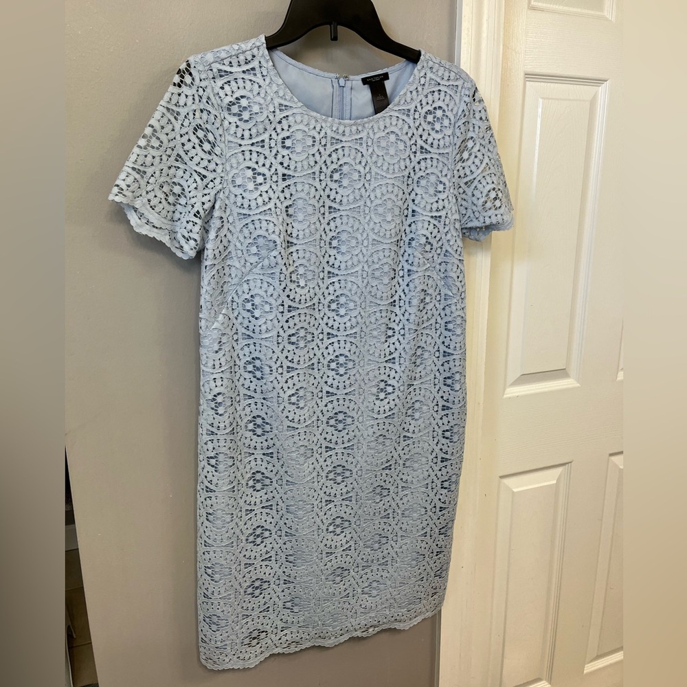 Light Blue Lace Dress - Ann Taylor Factory